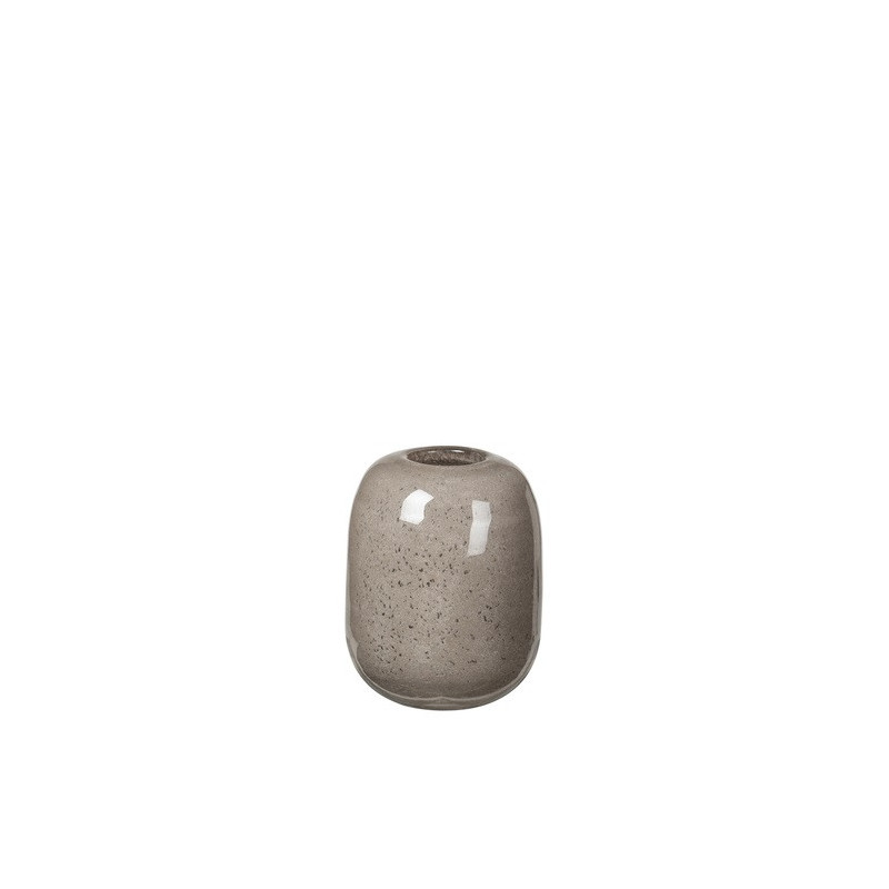 Kai vase (Ø: 8 cm) i varm grå fra Broste Copenhagen