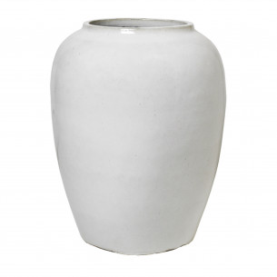 Rau Gulvvase (H: 64 cm) i off-white fibercement fra Broste Copenhagen