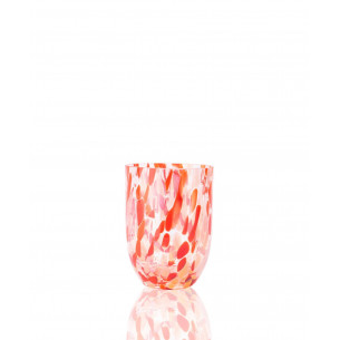 Big Confetti glas (250 ml) i Crimson farvekombi fra Anna von Lipa