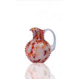 Paris Hobnail kande (2000 ml) i Confetti mønsteret Crimson fra Anna von Lipa