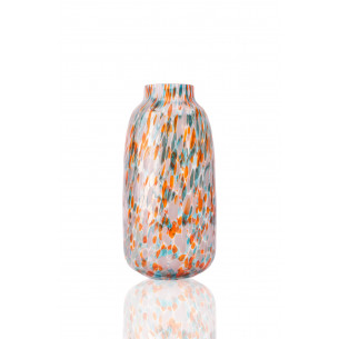 Confetti vase (H: 26 cm) i Caribbean mønster fra Anna von Lipa