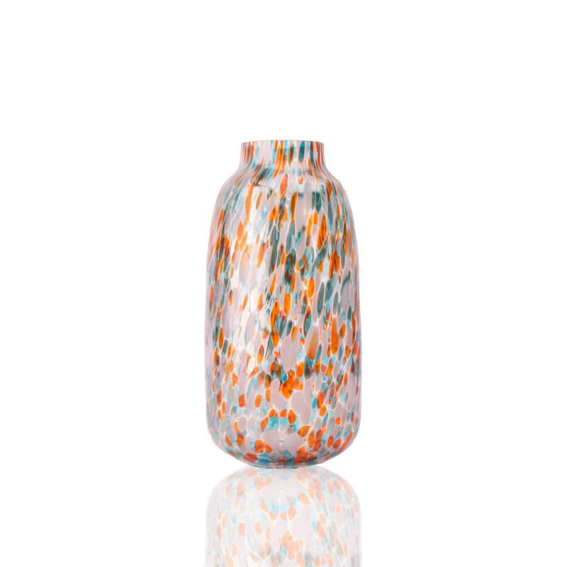 Confetti vase (H: 26 cm) i Caribbean mønster fra Anna von Lipa