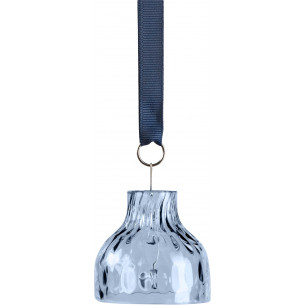 Danish Summer Juleklokke (H: 4,5 cm) i Blue Smoke fra Kodanska