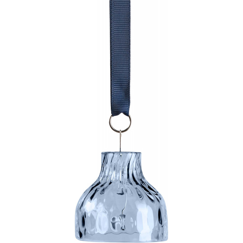 Danish Summer Juleklokke (H: 4,5 cm) i Blue Smoke fra Kodanska