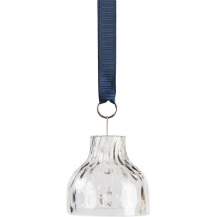 Danish Summer Juleklokke (H: 4,5 cm) i klar glas fra Kodanska