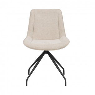 Rossport spisebordsstol med drejefunktion i beige fra Rowico