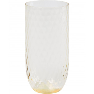 Harlequin long drink glas (450 ml) i gul fra Anna von Lipa