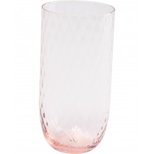 Harlequin long drink glas (450 ml) i rosa fra Anna von Lipa