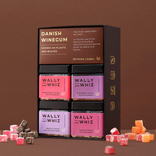Grown on Plants and Bushes gaveæske med 4 æsker vingummi fra Wally and Whiz