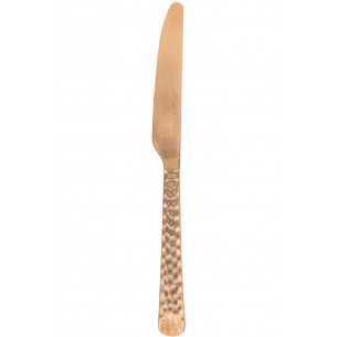 Hune kniv (L: 23,5 cm) i Copper Hammered look fra Broste Copenhagen