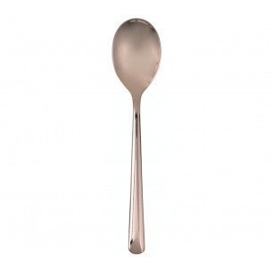 Hune spiseske (L: 20,5 cm) i titanium espresso fra Broste Copenhagen