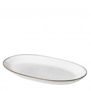 Nordic Sand Ovalt fad, large, fra Broste Copenhagen