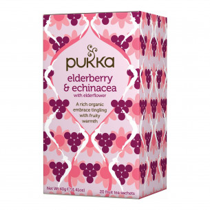 Elderberry & Echinacea, 20 tebreve fra Pukka
