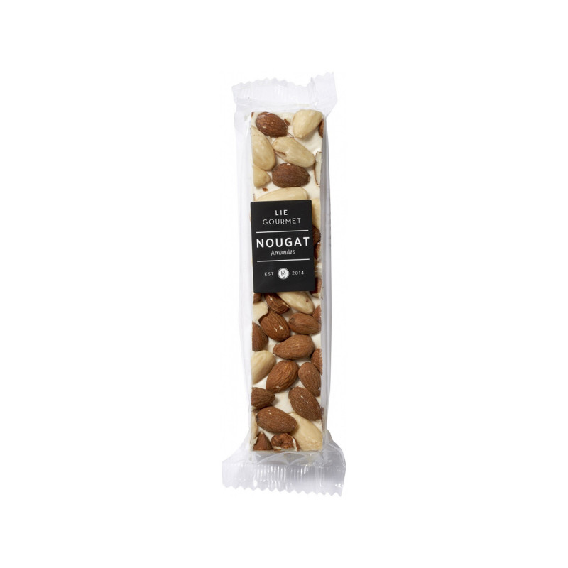 Fransk Nougat m. mandler - 100 gram fra Lie Gourmet