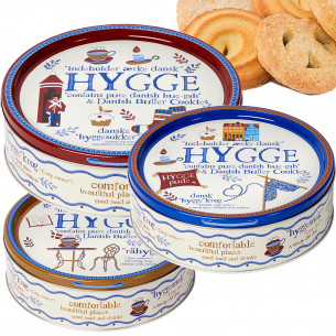 Hygge Småkagedåse fra Jacobsens Bakery -  340 gram