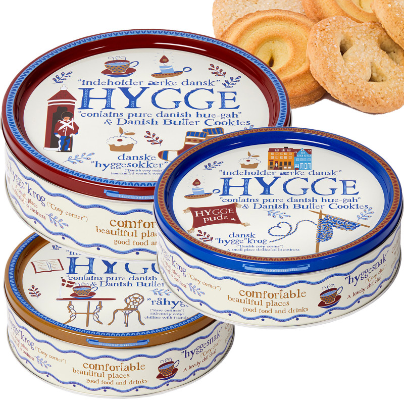 Hygge Småkagedåse fra Jacobsens Bakery -  340 gram