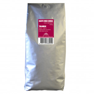 1 kg Kaffebønner med Tiramisu smag, fra Kaffe Specialisten