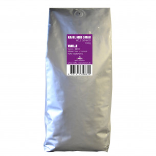 1 kg Kaffebønner med Vanilje smag fra Kaffe Specialisten