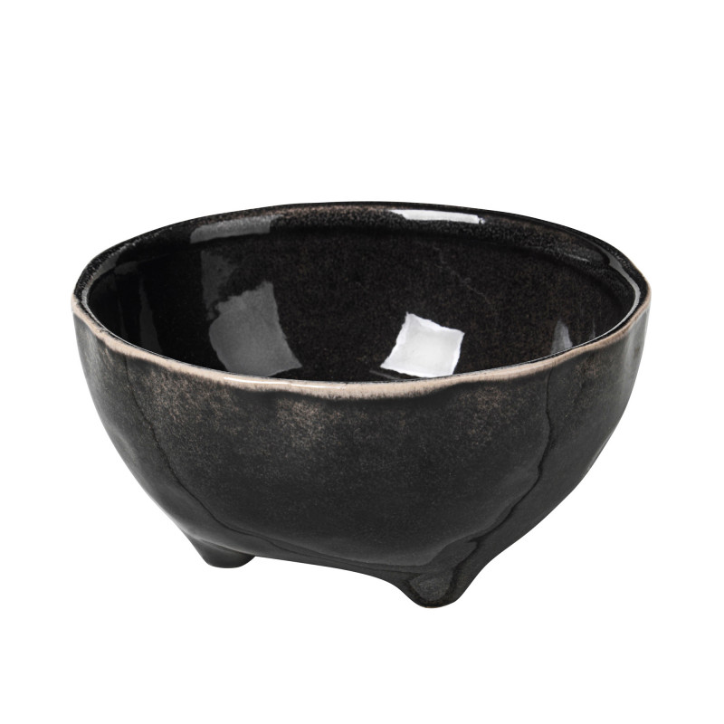 Nordic Coal Skål m/fødder fra Broste Copenhagen - Ø11XH5,5CM