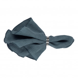 Broste Copenhagen 'Gracie' Hørserviet - Petrol blue