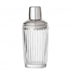 Cocktail shaker fra Bloomingvilel i glas med låg i rustfrit stål