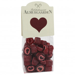 Hjerte Bolcher (140 gram) fra Almuegaarden