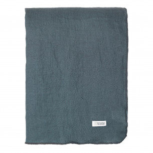 Gracie Hørdug, Petrol Blue (160 x 200 cm) fra Broste Copenhagen