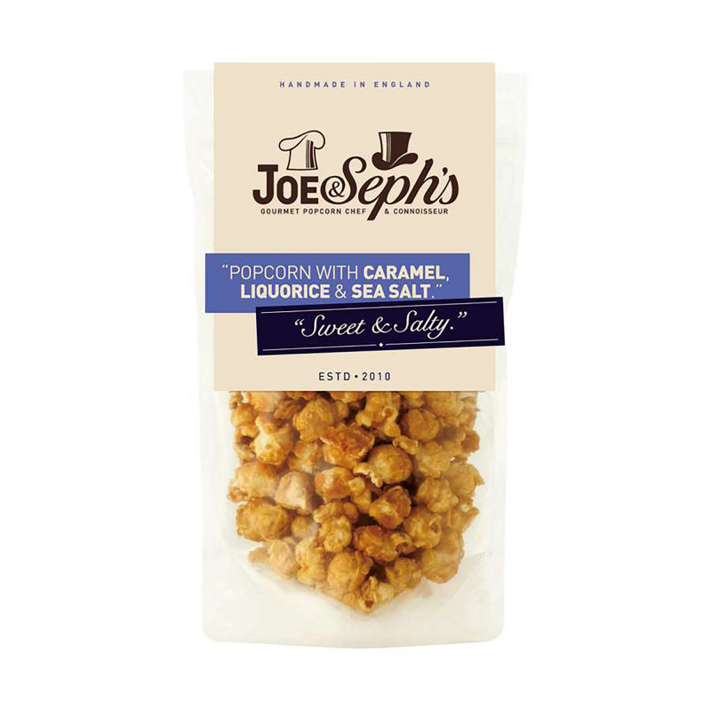 Liquorice & Salt Popcorn - Joe & Sephs
