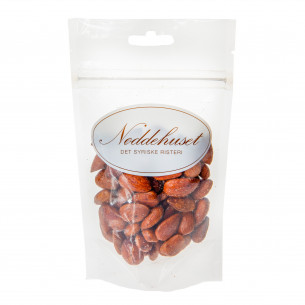 Tørristede Mandler med salt & citron - i pose med 85 gram fra Nøddehuset