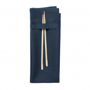 Stofserviet, dark blue - The Organic Company