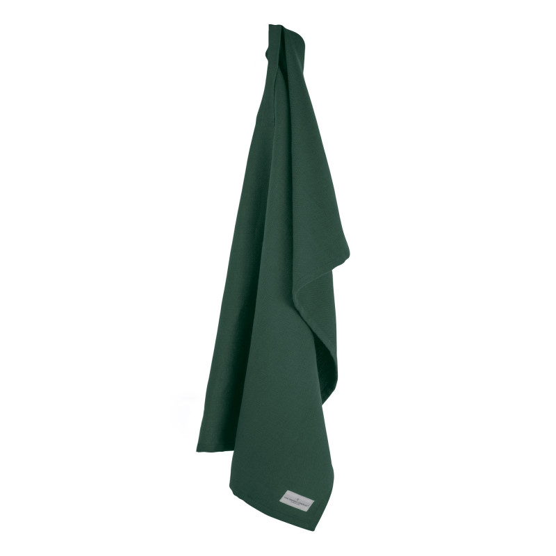 Økologisk Viskestykke, dark green - The Organic Company