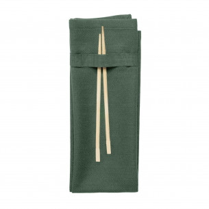 Stofserviet, dark green - The Organic Company