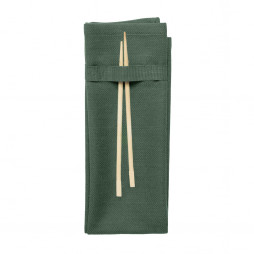 Stofserviet, dark green - The Organic Company