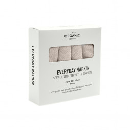 Hverdagsserviet, stone - The Organic Company