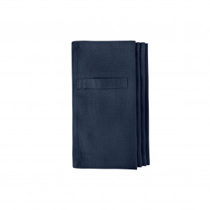 Hverdagsserviet, dark blue - The Organic Company