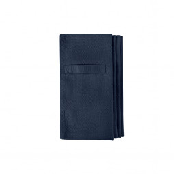 Hverdagsserviet, dark blue - The Organic Company