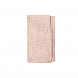 Hverdagsserviet, pale rose - The Organic Company