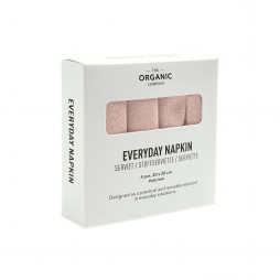 Hverdagsserviet, pale rose - The Organic Company