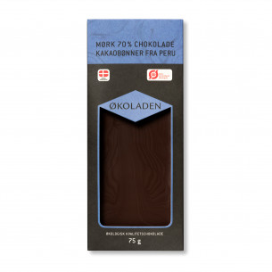 70% Mørk Chokolade fra Økoladen