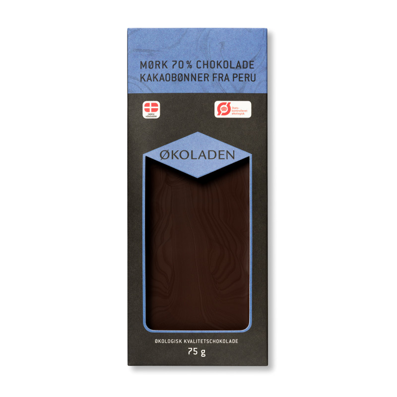 70% Mørk Chokolade fra Økoladen