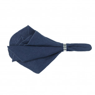 Broste Copenhagen 'Gracie' Hørserviet, insignia blue