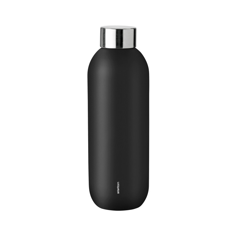 Stelton Keep Cool Termoflaske, sort - 0,6 L