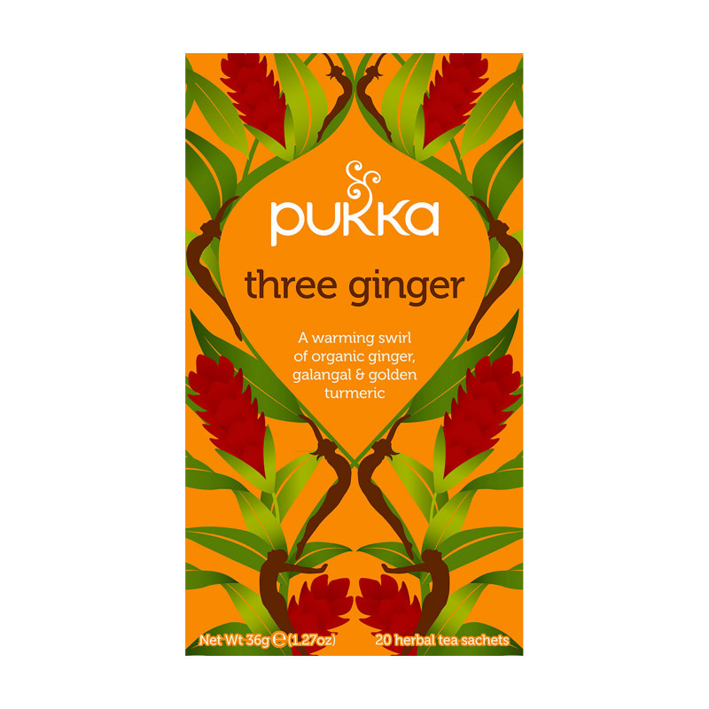 Three Ginger Te fra Pukka - 20 tebreve