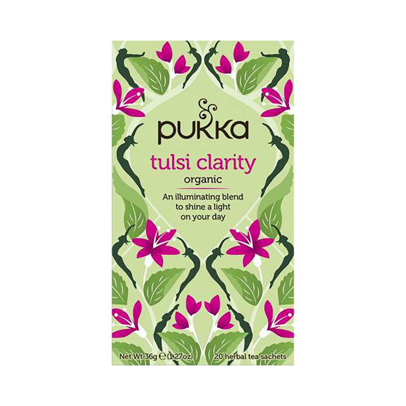 Pukka Tulsi Clarity Te, 20 tebreve