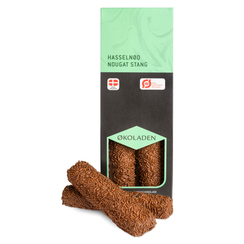Økoladen Hasselnødnougat Stænger