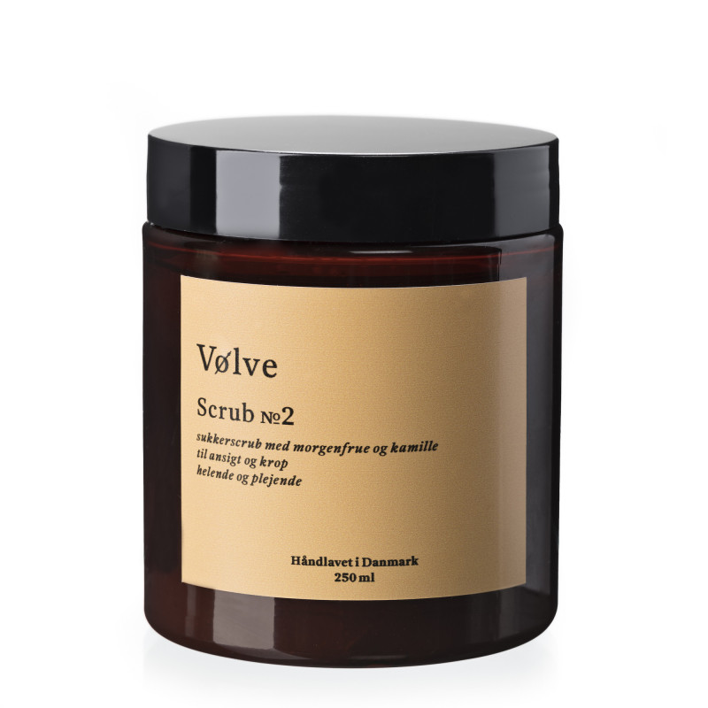 Scrub No. 2 fra Vølve. Med helende og plejende effekt. Håndlavet i Danmark af økologiske ingredienser.