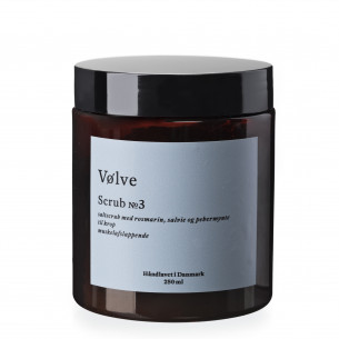 Scrub No. 3 fra Vølve, muskelafslappende. Håndlavet i Danmark af økologiske ingredienser.
