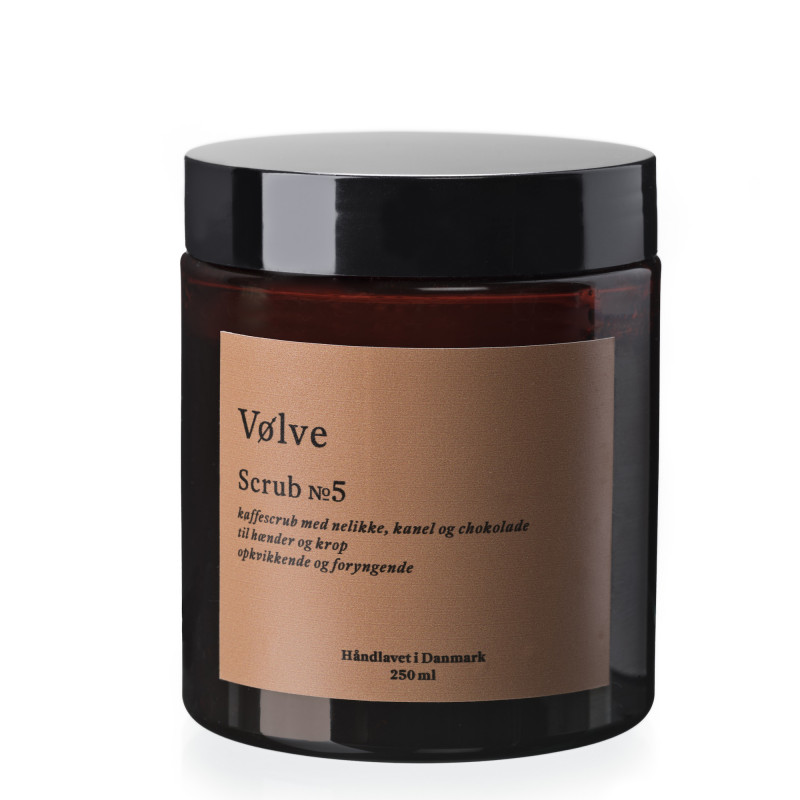 Scrub No. 5 fra Vølve, med kaffegrums. Håndlavet i Danmark af økologiske ingredienser.