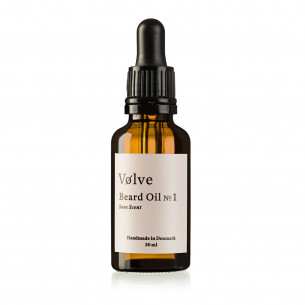 Skægolie No. 1 uden duft fra Vølve. Håndlavet i Danmark af økologiske ingredienser.