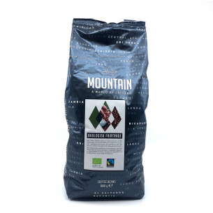 Økologisk Fairtrade Dark Roast fra Mountain. Pose med 1 kg